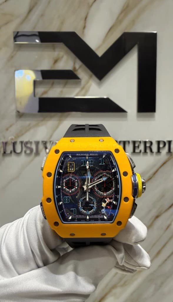 Richard Mille RM 35-03 held in the Exclusive Masterpiece boutique, Dubai